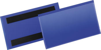 DURABLE Etikettentaschen magnetisch 150x67mm blau 50 Stück (174207)