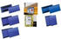 DURABLE Etikettentaschen magnetisch 150x67mm blau 50 Stück (174207)