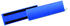 DURABLE Etikettentaschen magnetisch 297x74mm blau 50 Stück (175807)