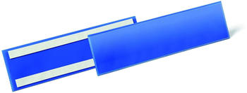 DURABLE Etikettentaschen selbstklebend 297x74mm blau 50 Stück (179607)