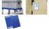 DURABLE Etikettentaschen selbstklebend A6 quer blau 50 Stück (176307)