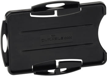 DURABLE Kartenhalter Eco f&uuml;r 2 Ausweies 87x57cm grau 10 St&uuml;ck (898901)