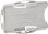 DURABLE Kartenhalter Eco für 2 Ausweise 87x57cm grau 10 Stück (898910)