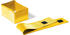 DURABLE Palettenfußbanderole 140x65/90mm Klettverschluss 50 Stück gelb (172404)