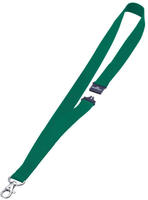 Textilband 20mm mit Karabiner 44cm gr&uuml;n VE=10 St&uuml;ck