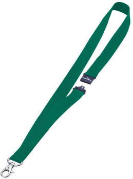 DURABLE Textilband 20mm mit Karabiner 44cm gr&uuml;n 10 St&uuml;ck (813705)