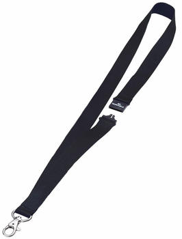 DURABLE Textilband 20mm mit Karabiner 44cm schwarz 10 St&uuml;ck (813701)