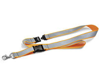 Textilband orange reflektier.