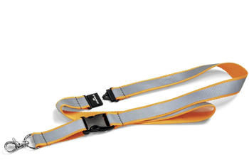 DURABLE Textilband reflektierend f&uuml;r alle Kartenhalter 53cm orange/grau (869209)