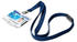 DURABLE Textilband Soft Colour 15mm mit Karabiner 44cm schwarz 10 Stück (812701)