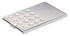 DURABLE Visitenkarten-Box Business Card Box für 15 Karten metallic silber (244023)