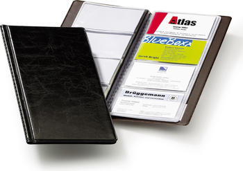 DURABLE Visitenkartenbuch Visifix 253x115mm schwarz (238001)