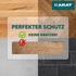 Floordirekt Bodenschutzmatten Für Hartböden Polycarbonat XXL 190 x 200 cm transparent rechteckig