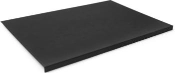 Eglooh Schreibtischunterlage mit Kantenschutz 90x60 cm Leder Schwarz