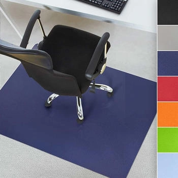 Floordirekt Bodenschutzmatte Hartboden 75 x 120 cm dunkelblau