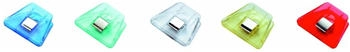 Laurel Klammern Briefklemmer Multi Clip Signal 2 70x50mm 10 Stück Kristallfarben sortiert