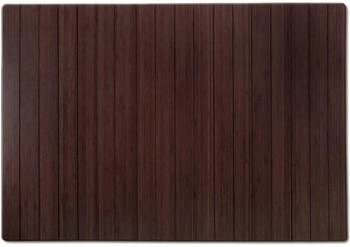 Karat Bodenschutzmatte Bambus (90 x 120 cm) Braun