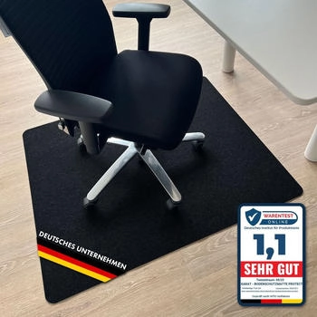 Karat Bodenschutzmatte Viking (100 x 120 cm) Schwarz