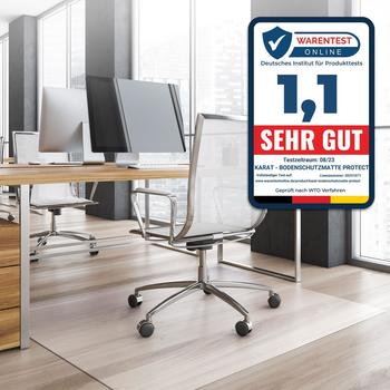 Karat Bodenschutzmatte Neo (90 x 50 cm) Transparent