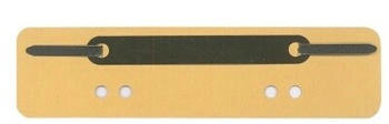 Q-CONNECT Heftstreifen kurz 34x150mm Karton gelb 25 Stück (4012000213)