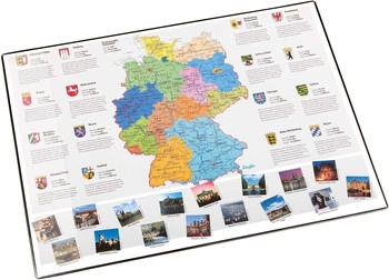 L&auml;ufer Landkarten-Schreibunterlage Deutschland (45348)