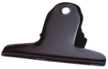 Alco Briefklemmer aus Metall schwarz 75mm 10 Stück (770S11)