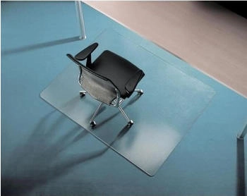 RS Office Ecogrip Solid Bodenschutzmatte für Teppichböden mit Ankernoppen, 130 x 120 cm (43-1300)