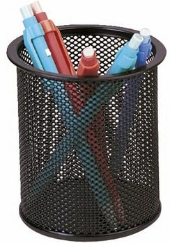 Q-CONNECT Schreibköcher Metalldraht schwarz (KF00864)