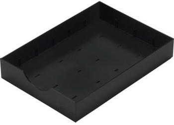styro System-Schublade styrodoc schwarz mit 1 Längs-/2 Querstegen (268-405.95)