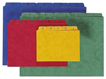 PAGNA Leitregister A-Z Pressspan A5 rot (25251-01)