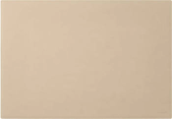 Eglooh Schreibtischunterlage Leder 65x45 cm - Eckige Ecken Beige