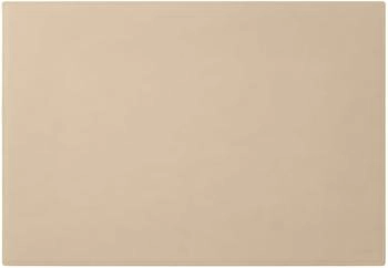 Eglooh Schreibtischunterlage Leder 50x35 cm - Eckige Ecken Beige