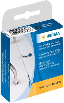 Herma Verst&auml;rkungsringe auf Rolle, 500 St&uuml;ck, &Oslash; 12 mm, selbstklebend
