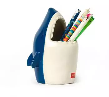 Legami Keramik-Stiftehalter - Desk Friends Shark