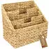 HMF Zeitungsständer geflochten Wasserhyazinthe 3 Fächer 35x24x32cm (37211)