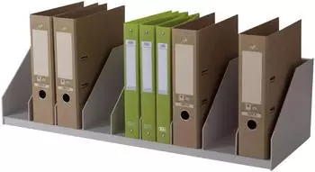 Paperflow easyOffice Belegfach fest f&uuml;r Rollladenschrank, Polystyrol, grau (4945.02)