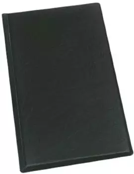 Esselte Visitenkartenbuch 128 Karten Kunststoff schwarz (56837)