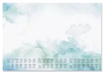 sigel Papier-Schreibtischunterlage DIN A2 Kalender 2026&ndash;2028, 30 Blatt (H6314)