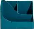 Exacompta Pen Wave Neo Deco Stifteköcher 5 Fächer, 4er-Pack (69528Dpack)