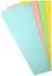 Exacompta Forever Trennstreifen trapezförmig gelocht 180g/m² 105x240mm sortiert (13595E)
