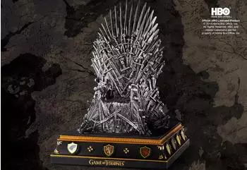 The Noble Collection Game of Thrones Eiserner Thron Buchst&uuml;tze, handbemalt, 19cm
