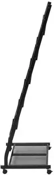 vidaXL Zeitschriftenständer A4 47,5×43×133cm schwarz (30100)
