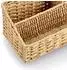 Zeller Schreibtisch-Organizer Papiergeflecht natur 25,5x14,2x12,2cm (15213)