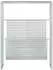 vidaXL Zeitschriftenständer silbern 35x15x45cm Stahl (331670)