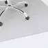 vidaXL Bodenschutzmatte für Laminat oder Teppich 90x120cm, transparent (240670)