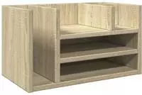 vidaXL Schreibtisch-Organizer Sonoma-Eiche 44,5x24x25 cm Holzwerkstoff