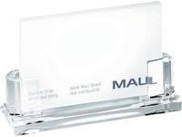 Maul Acryl-Visitenkarten-Halter, ca. 35 Karten, 110 x 44 x 32 mm, glasklar