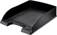 Leitz Briefablage 5227-00-95, Plus, A4, schwarz, stapelbar, Kunststoff