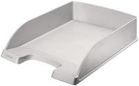 Esselte-Leitz LEITZ Briefablage Plus Standard, A4, Polystyrol, silber senkrecht oder