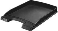 LEITZ 5237-00-95, Leitz Briefablage Plus Flach, DIN A4, Polystyrol, schwarz